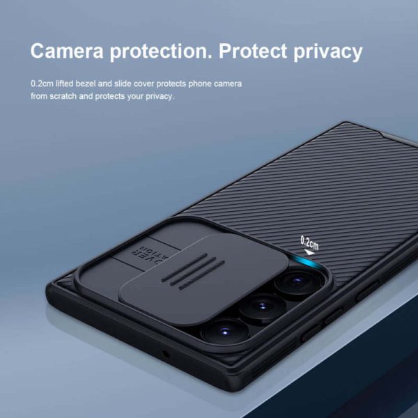 قاب محافظ سامسونگ گلکسی اس 23 اولترا نیلکین Nillkin Samsung Galaxy S23 Ultra CamShield pro Case