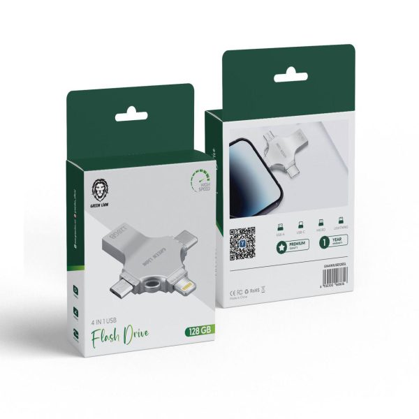 فلش چندکاره گرین ۱۲۸گیگ - فروشگاه اینترنتی لوازم جانبی موبایل آی سیتی فون