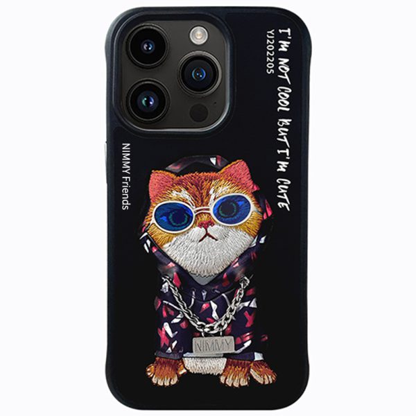 قاب Nimmy Glasses Series black cat iphone13,13promax,14promax - فروشگاه اینترنتی لوازم جانبی موبایل آی سیتی فون