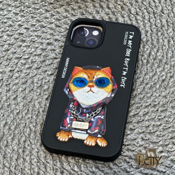 قاب Nimmy Glasses Series black cat iphone13,13promax,14promax