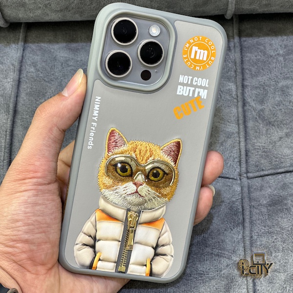 قاب گربه نیمی آیفون۱۵پرومکس Nimmy cool & cute series iphone 15promax - فروشگاه اینترنتی لوازم جانبی موبایل آی سیتی فون