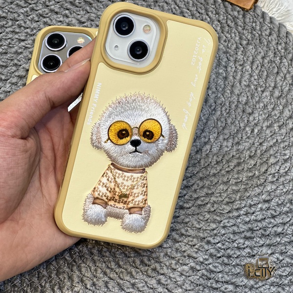 قاب اورجینال نیمی سگ پودل برای ایفون 13 و 15 و 15 پرو و 15 پرومکسNIMMY Cool glasses series